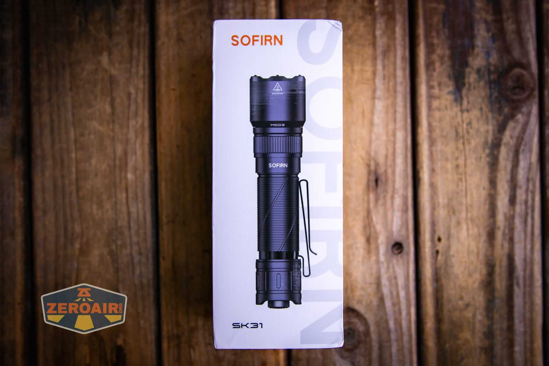 Sofirn SK31 Tactical Duty flashlight box