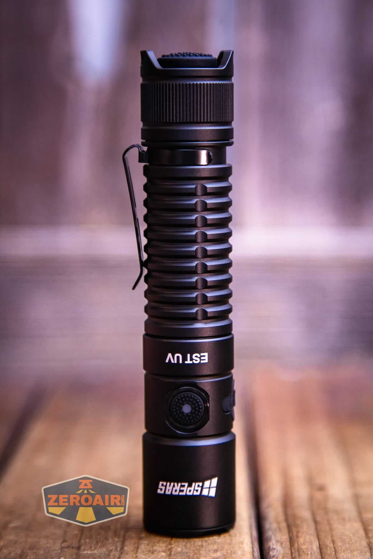Speras EST UV flashlight showing all sides