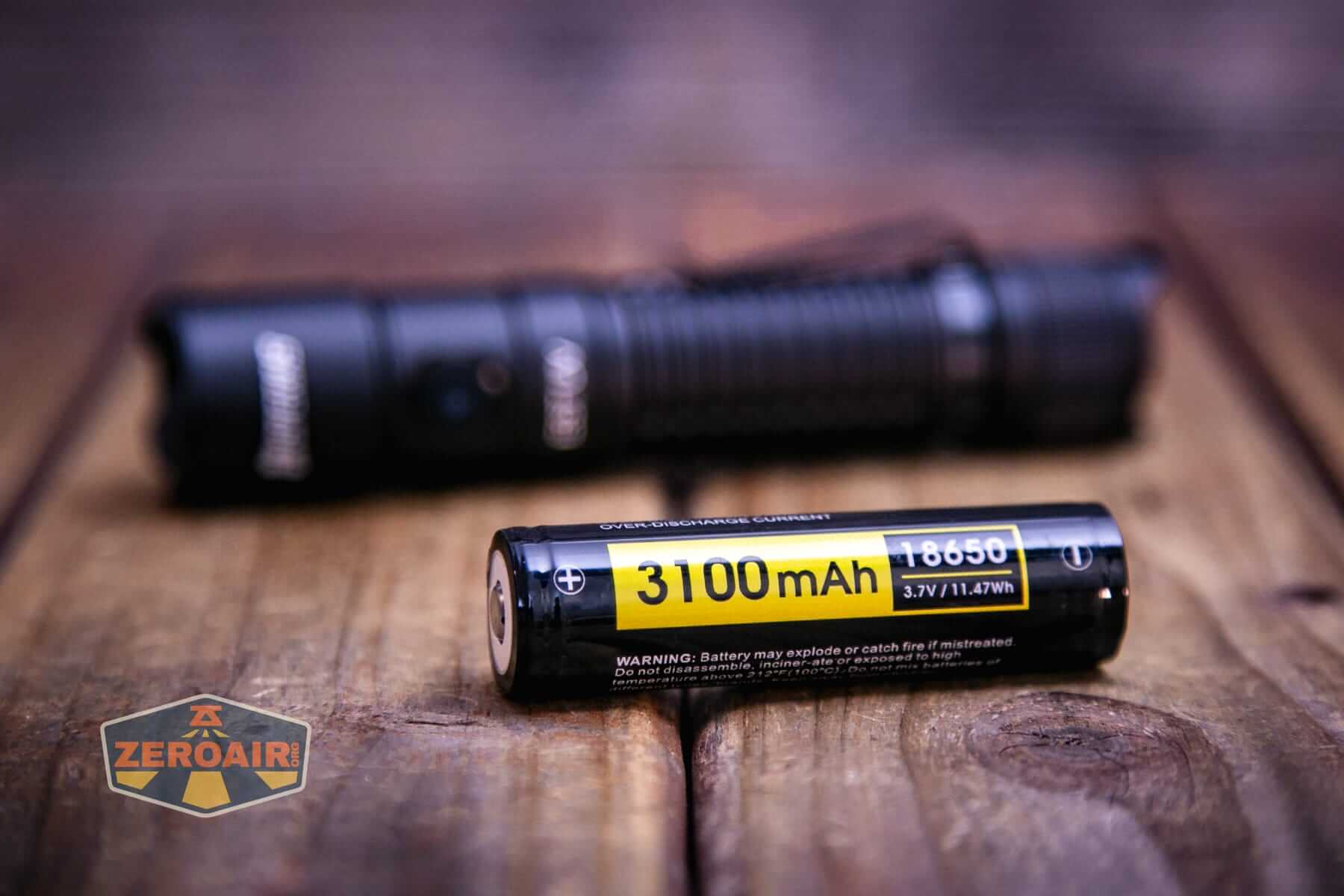 Speras EST UV flashlight with included cell