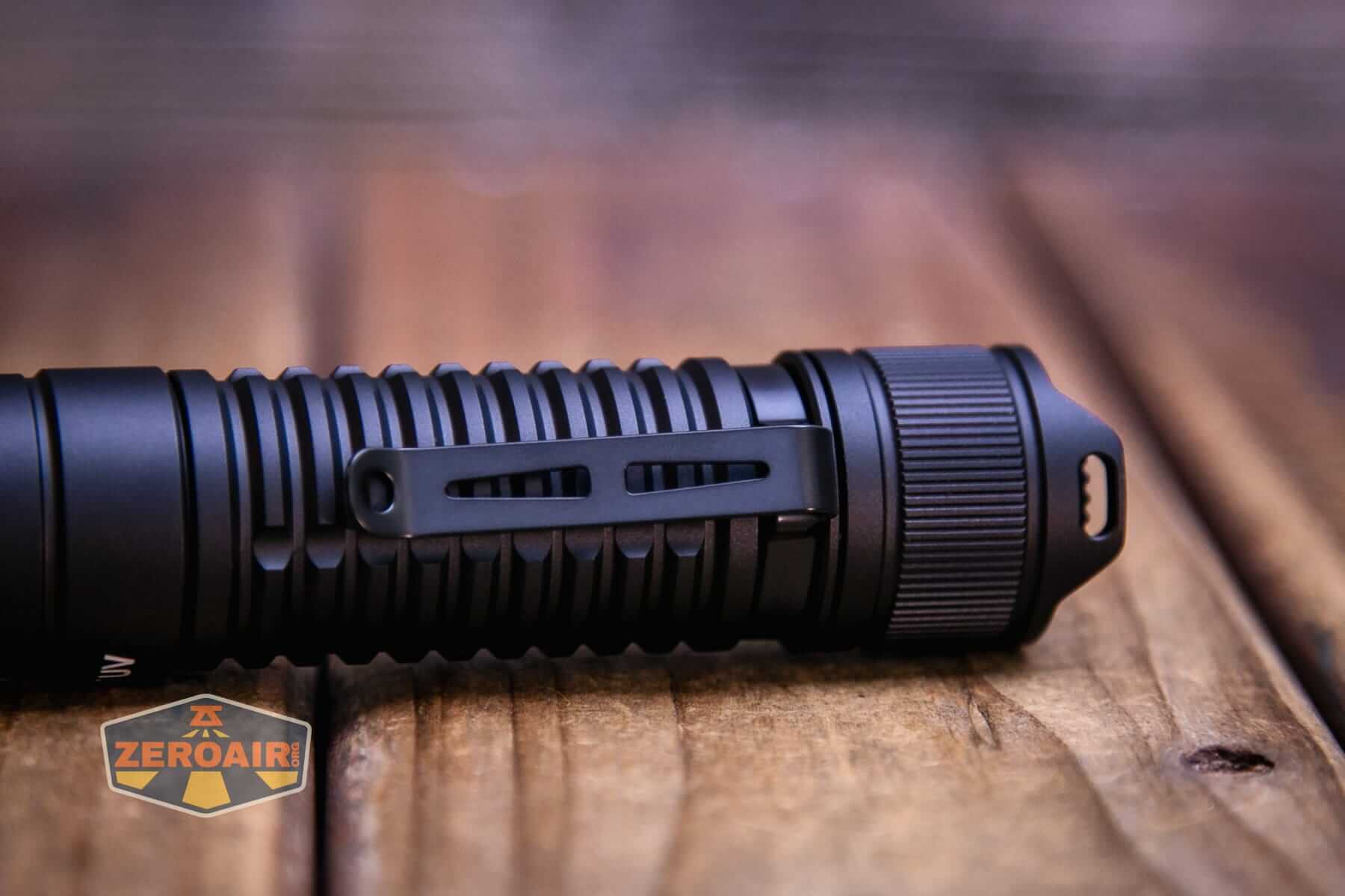 Speras EST UV flashlight pocket clip
