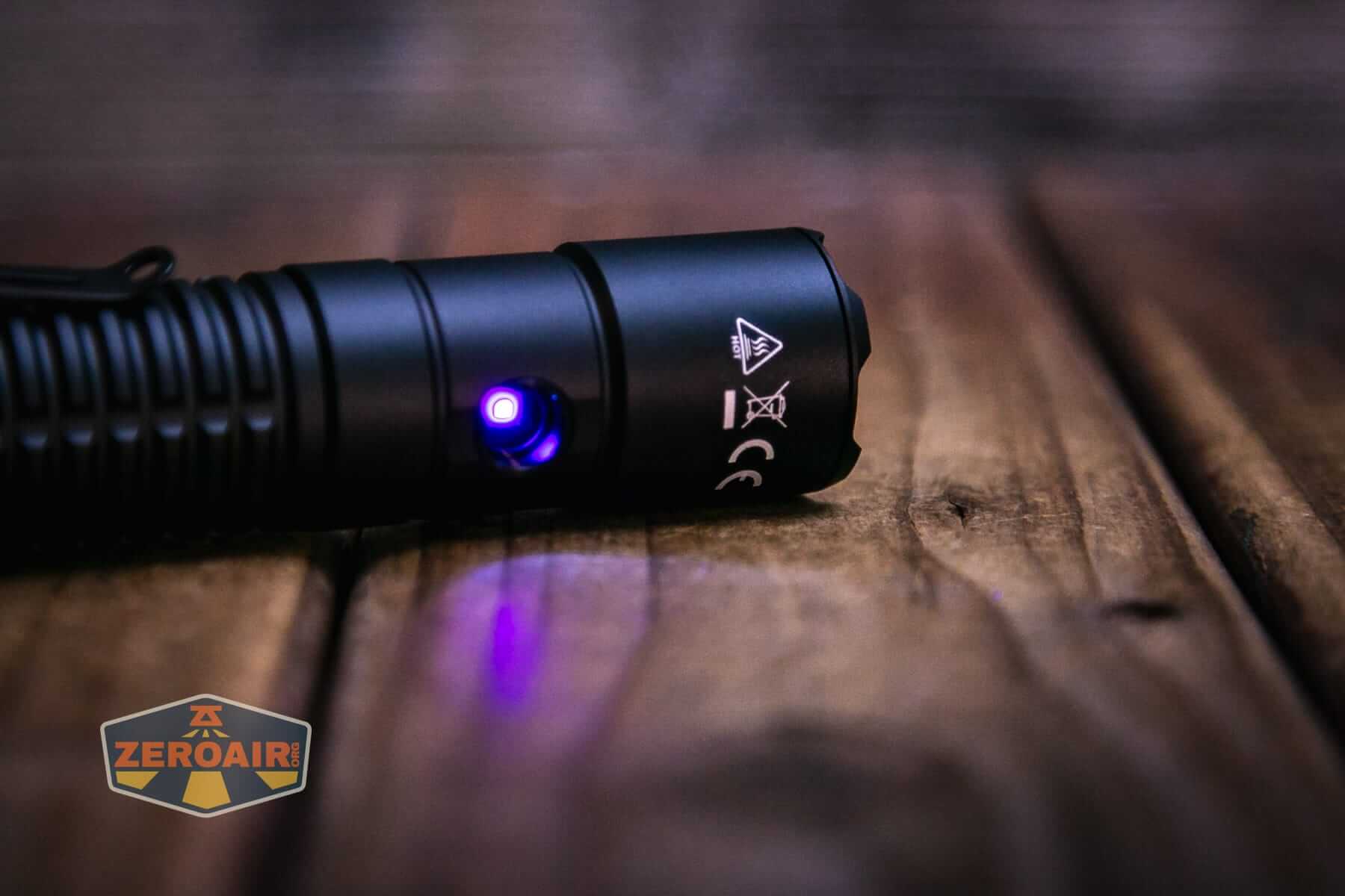 Speras EST UV flashlight uv emitter on
