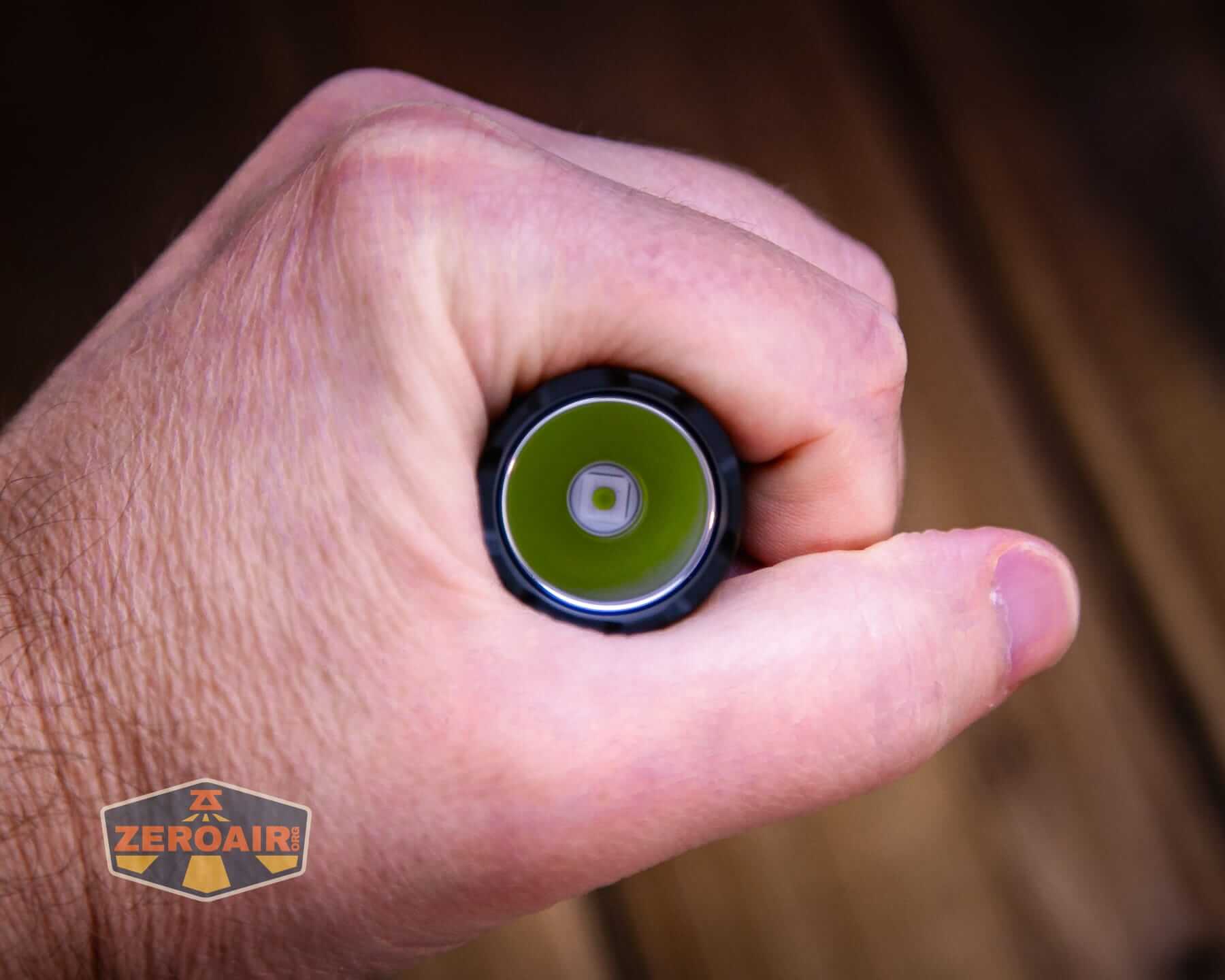 Speras EST UV flashlight in hand