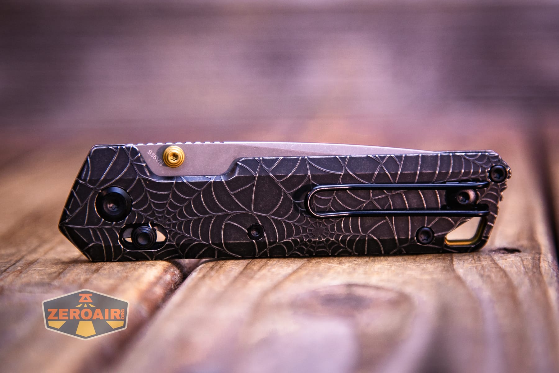 Vosteed Parallel Spiderweb knife side view closed