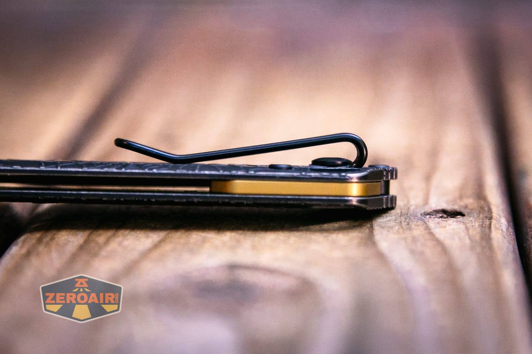 Vosteed Parallel Spiderweb knife pocket clip profile
