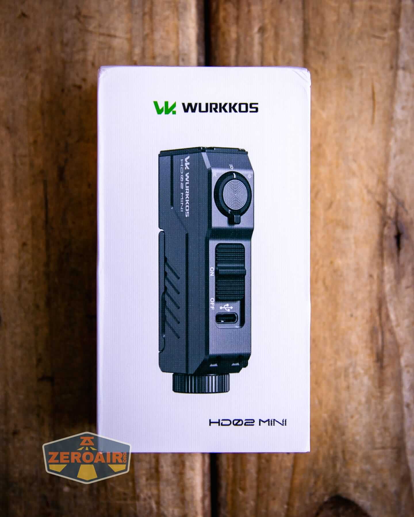 Wurkkos HD02 Mini EDC flashlight box