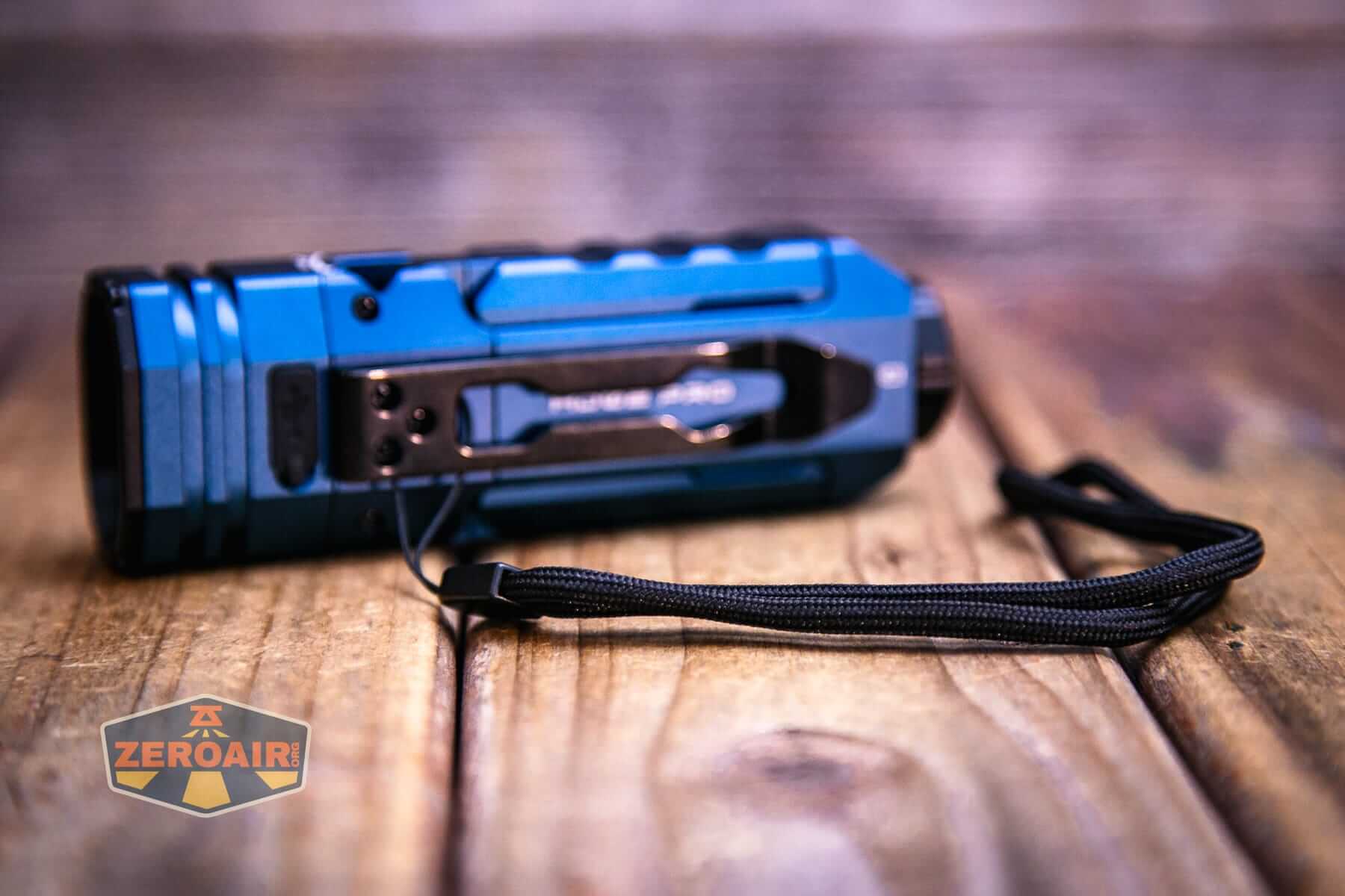 Wurkkos HD02 Pro flashlight with lanyard