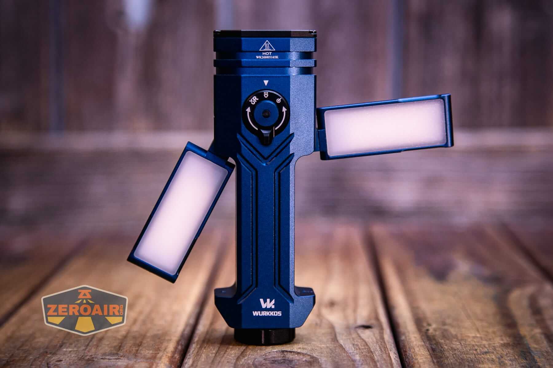 Wurkkos HD02 Pro flashlight articulating wings
