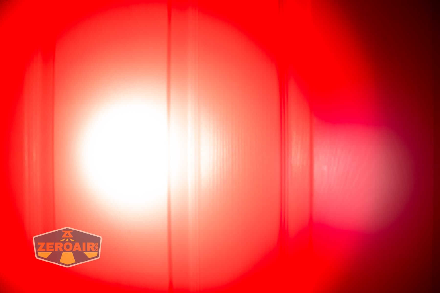 Wurkkos HD02 Pro flashlight beamshots on door (at 1') compared to nichia 219b 4500K
