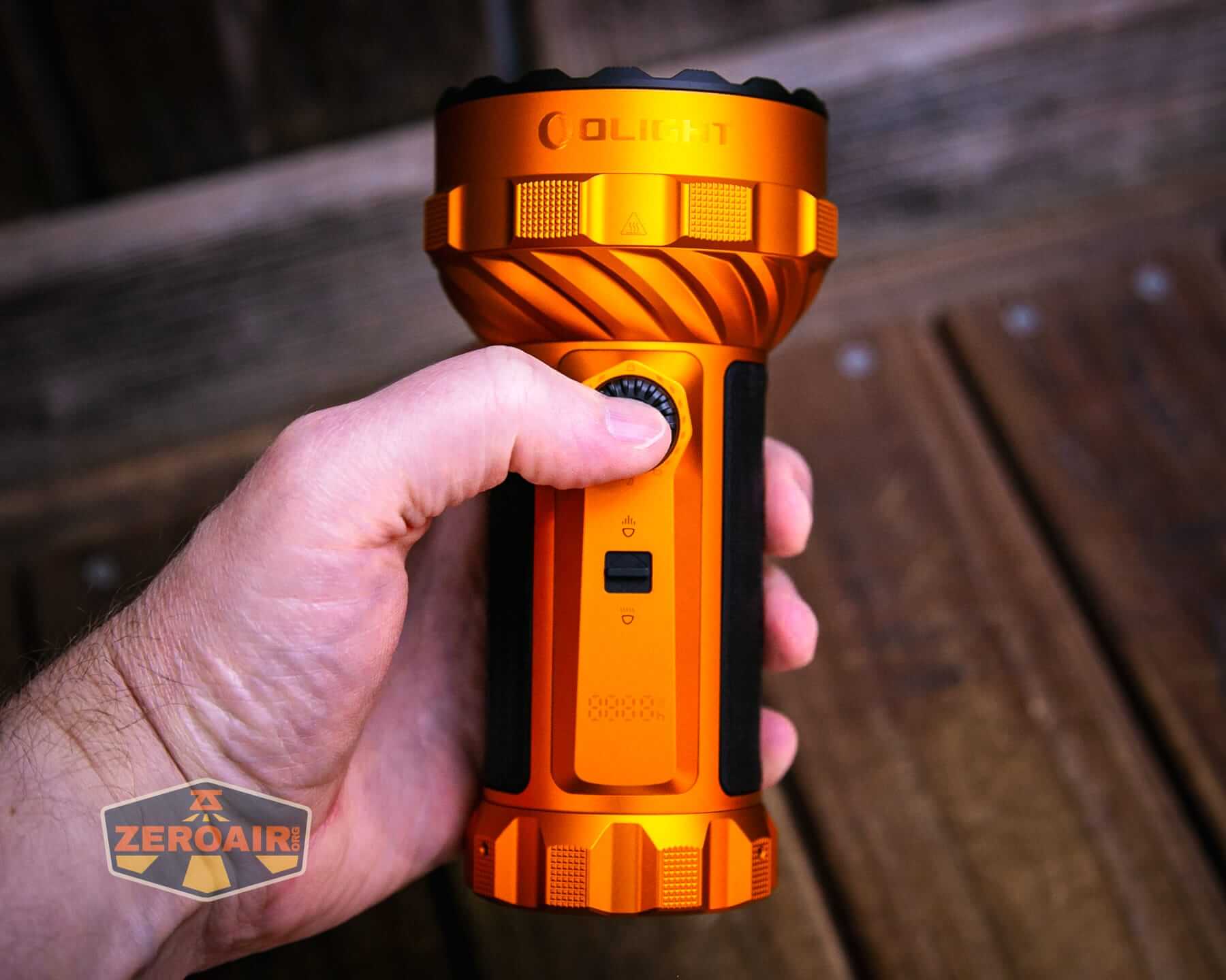 Olight Marauder 3 in hand