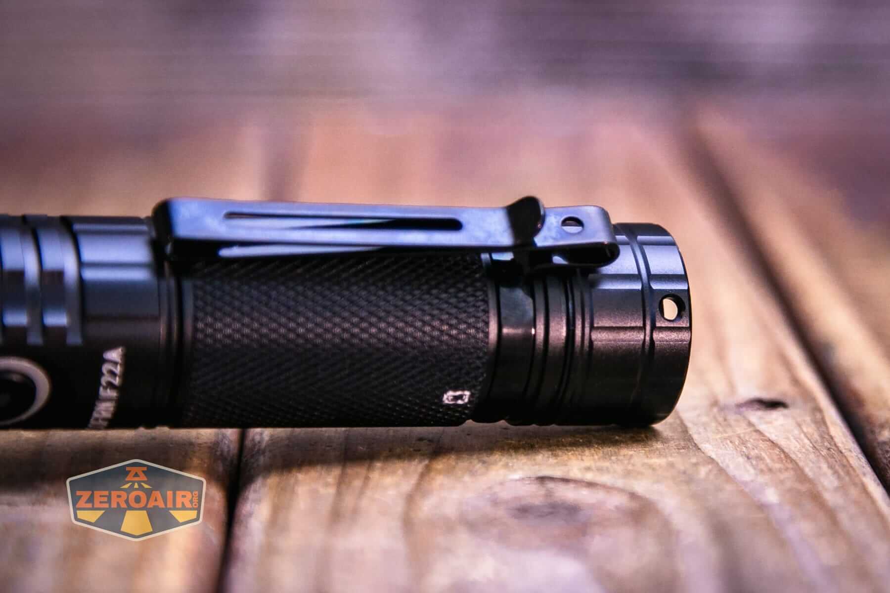 Sofirn IF22A thrower flashlight pocket clip