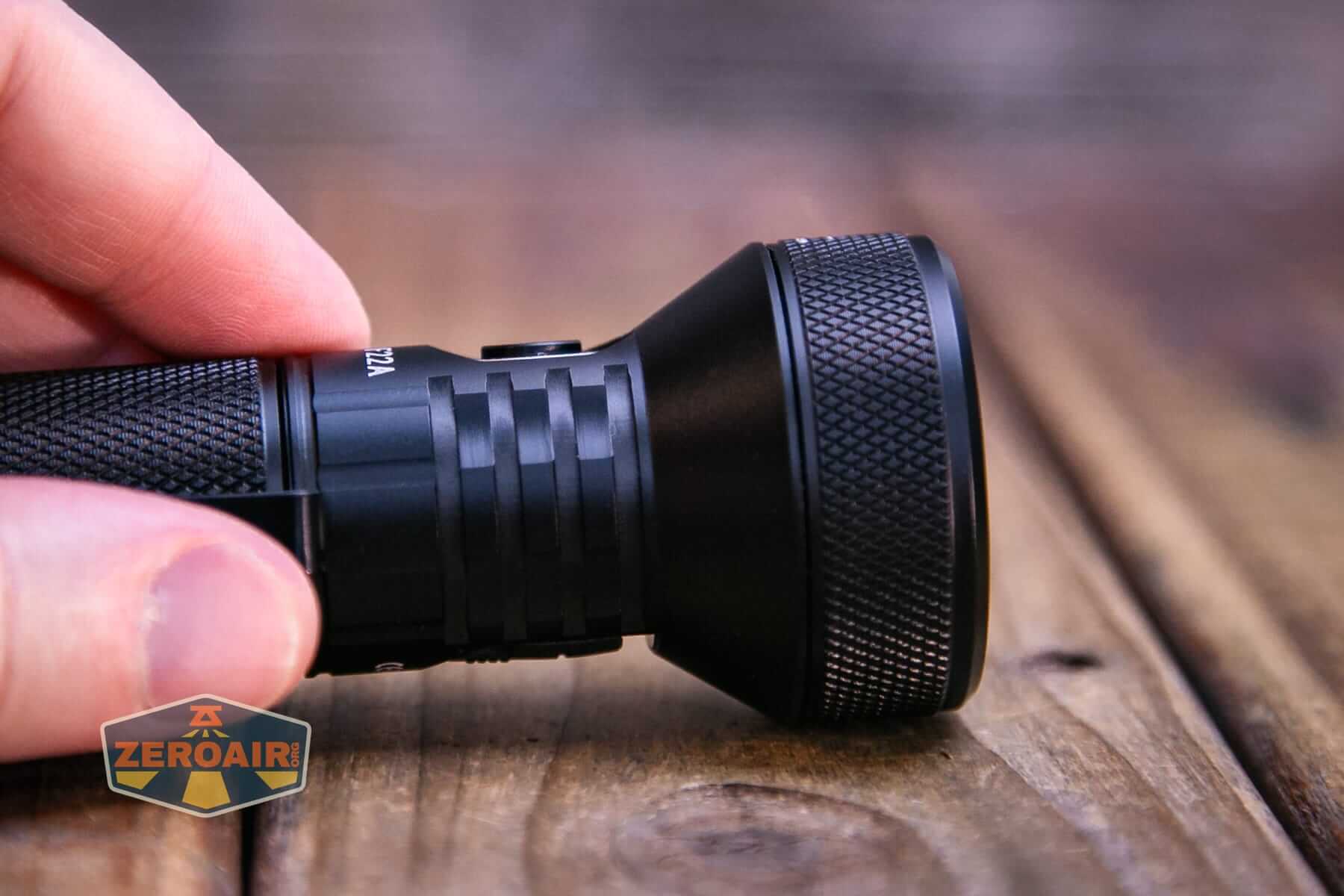 Sofirn IF22A thrower flashlight e-switch profile