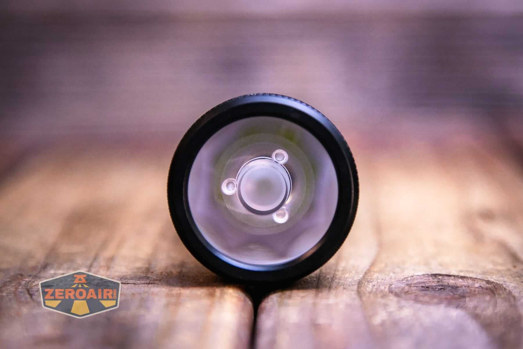 Sofirn IF22A thrower flashlight TIR detail