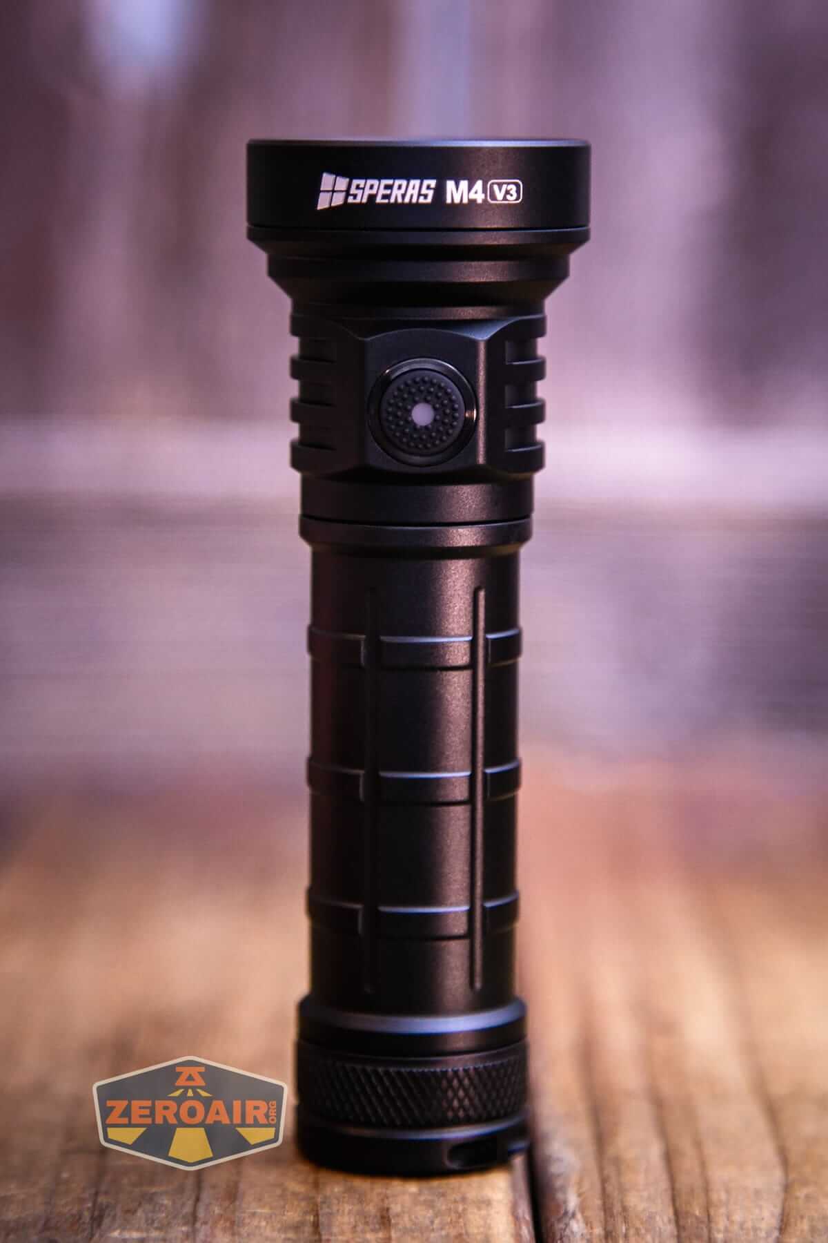 Speras M4 V3 compact EDC flashlight showing all sides