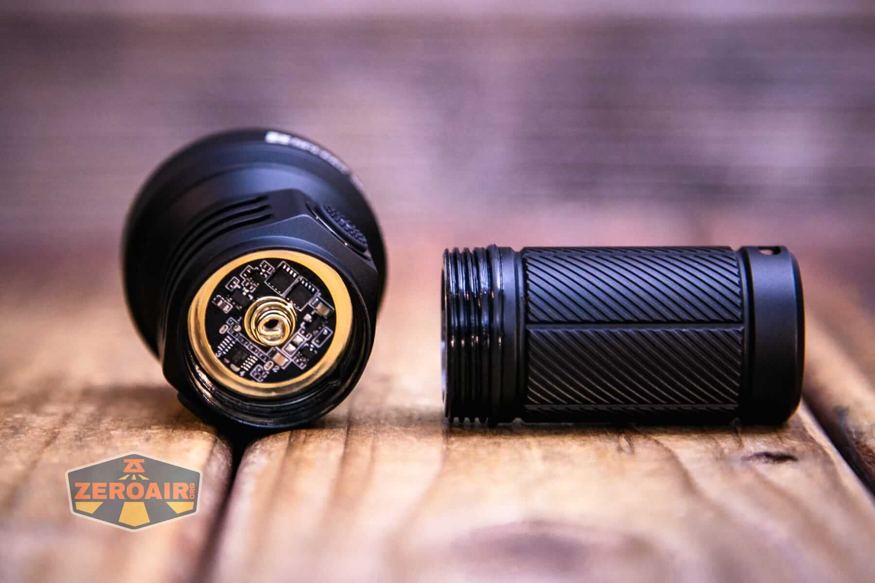Speras M4 V3 compact EDC flashlight positive spring