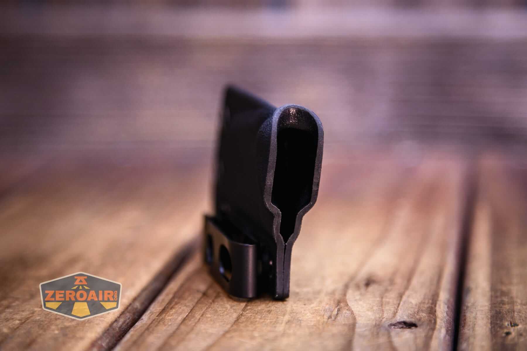 Vosteed Marmoset Sand fixed blade knife holster detail