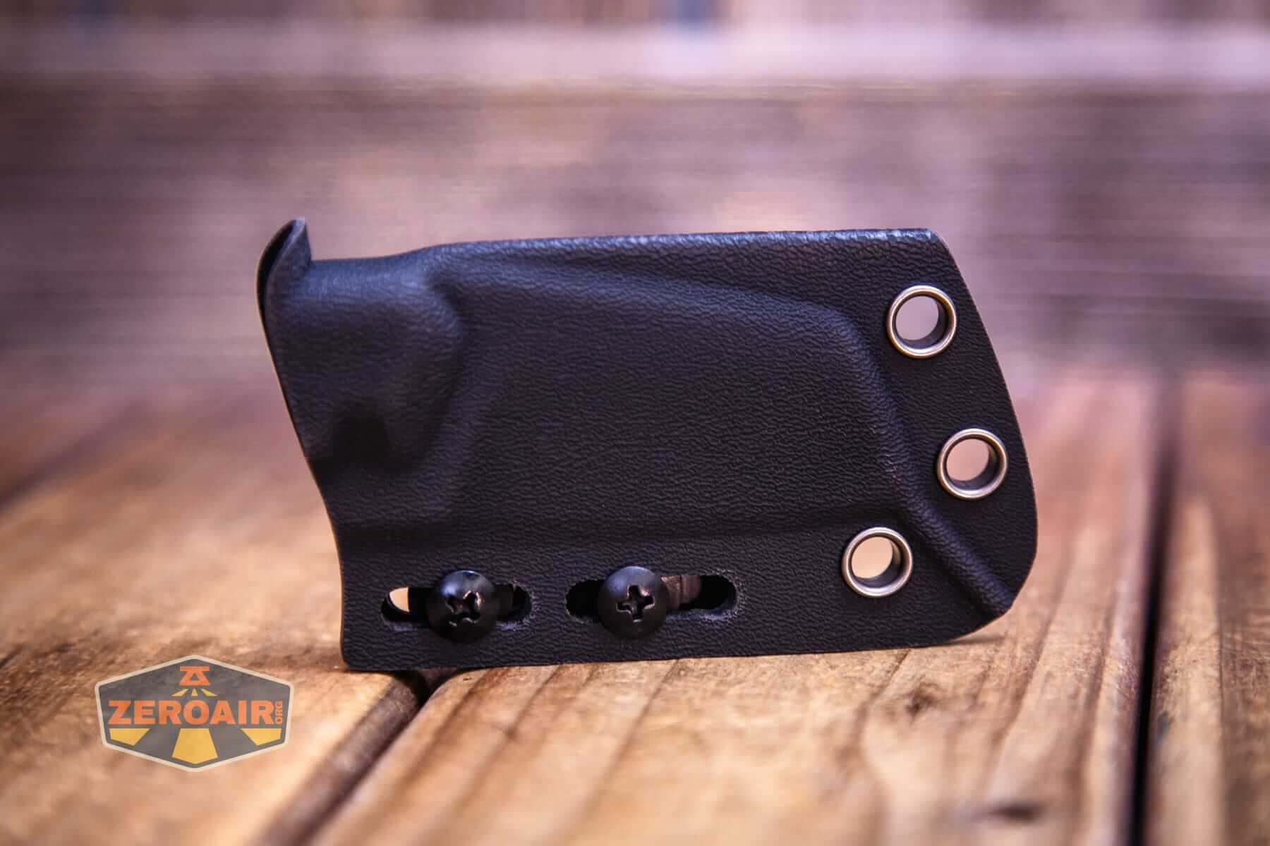 Vosteed Marmoset Sand fixed blade knife holster detail