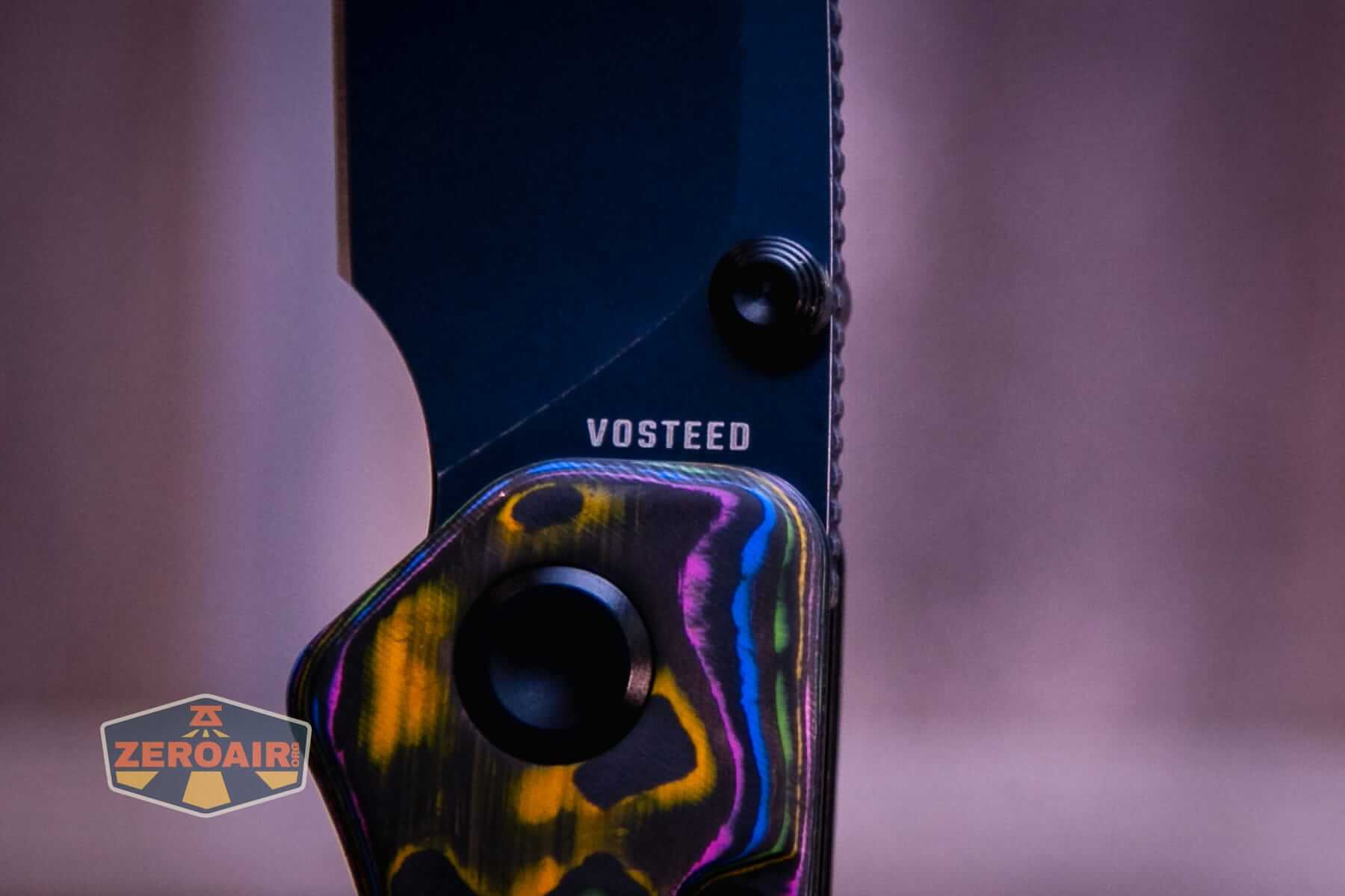 Vosteed Marten 330 knife branding