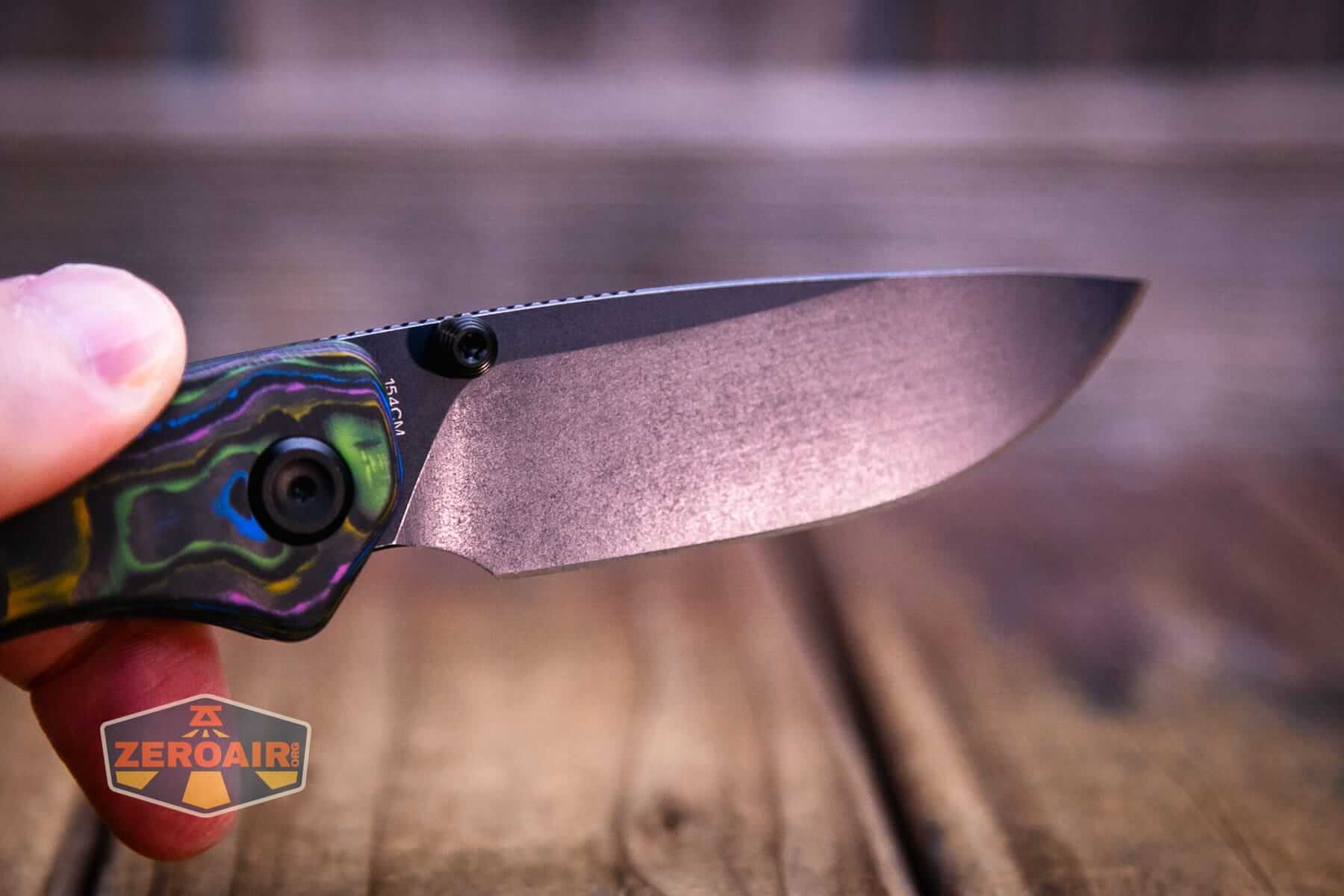 Vosteed Marten 330 knife blade details