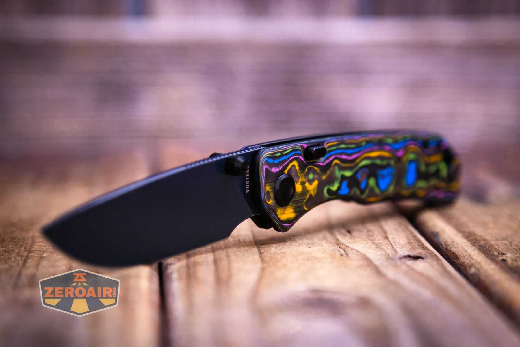 Vosteed Marten 330 knife three quarter view
