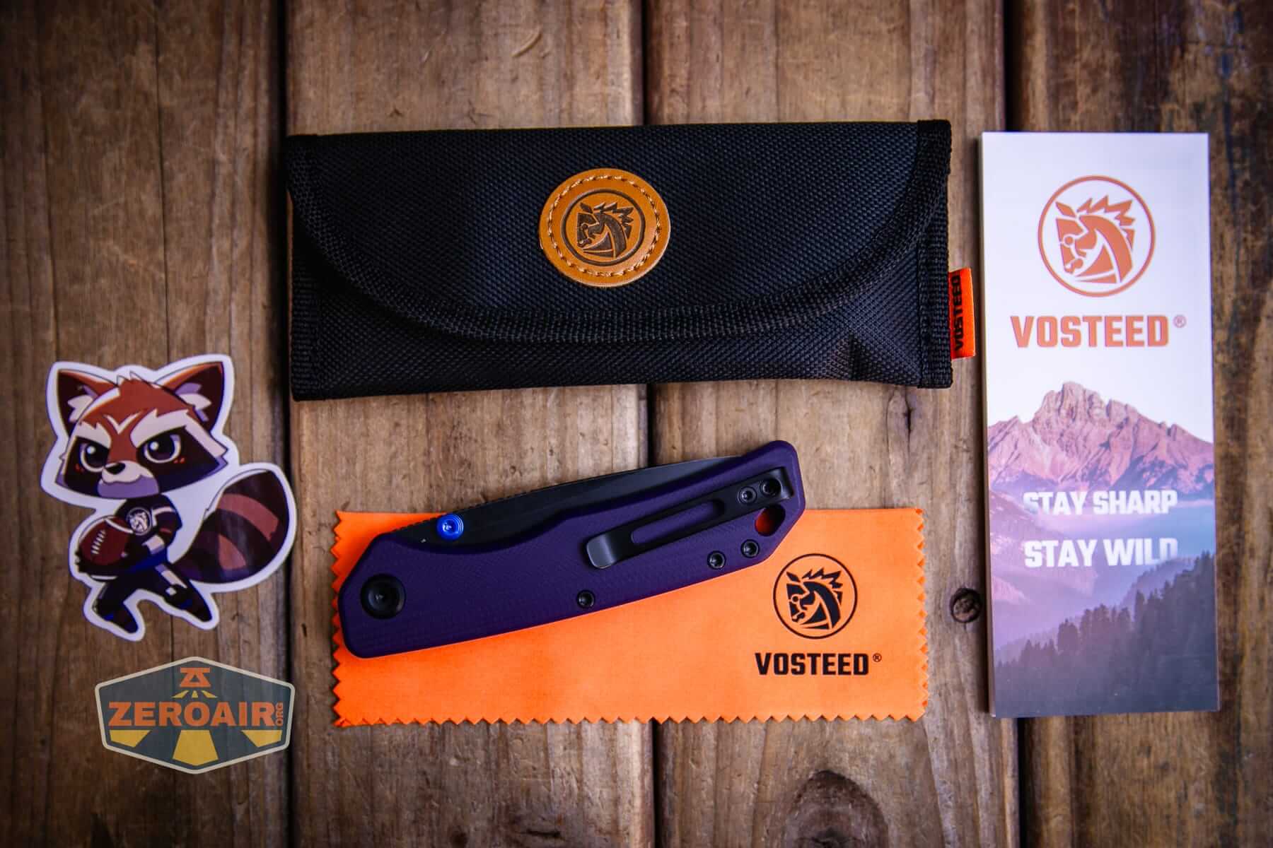Vosteed Marten 330 Purple knife what's included